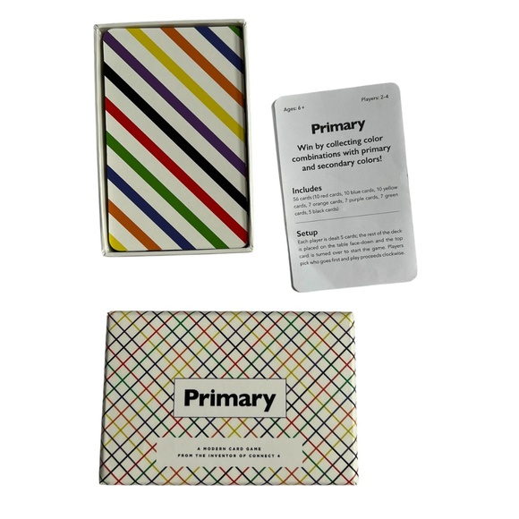 Primary A Modern Card Game From the Inventor of Connect 4 Wexler & Sons NEW - Picture 1 of 6